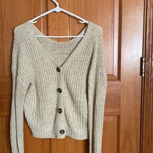 Cream Colored Cardigan